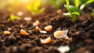 Eierschalen in de grond: ze werken alleen als je ze op déze manier gebruikt