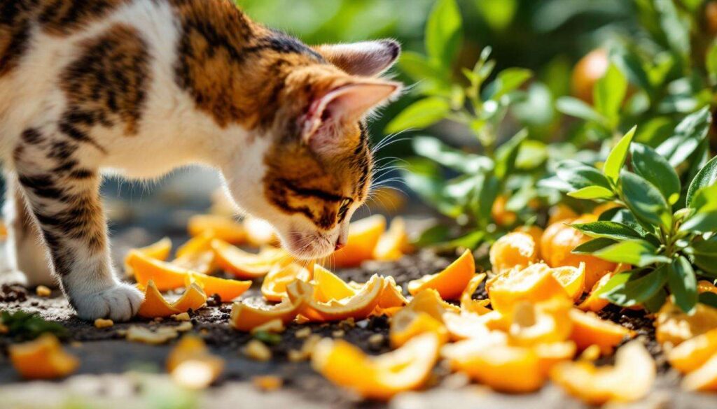 Sinaasappelschillen in de tuin: het natuurlijke middel tegen katten dat echt werkt